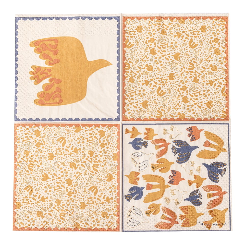 Papierové obrúsky v súprave 20 ks 33x33 cm Anniversary – Bloomingville
