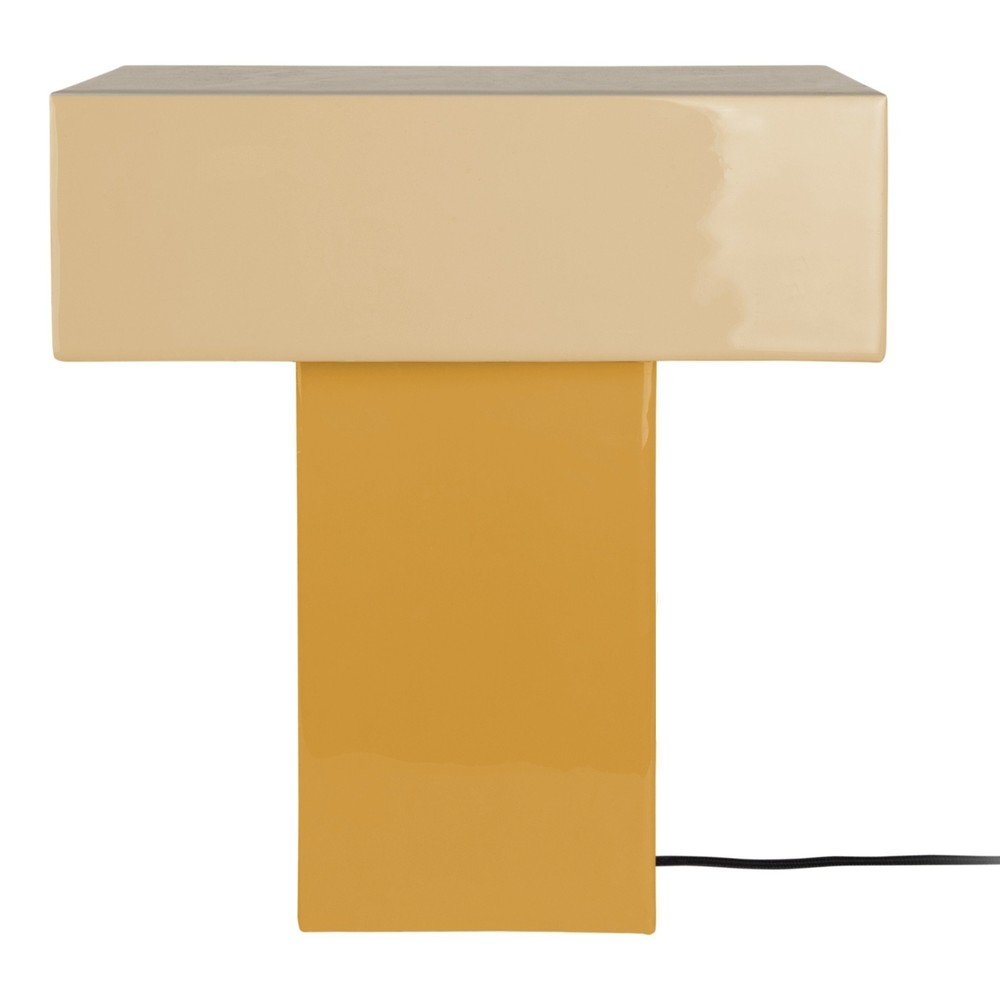 Žltá stolová lampa (výška  35 cm) Grato Recto – Leitmotiv