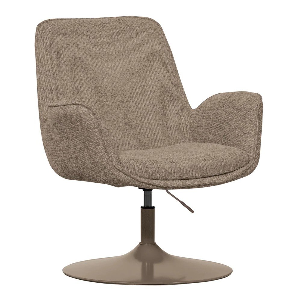 Béžové kreslo s nastaviteľnou výškou sedadla Marten – WOOOD