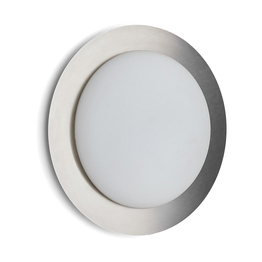 Sivé LED nástenné svietidlo ø 40 cm Novae – Kave Home