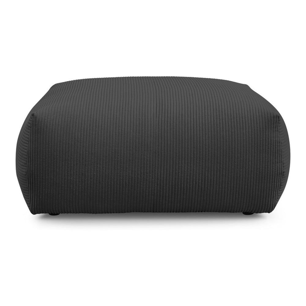 Tmavosivá menčestrová podnožka Voltaire – Bobochic Paris