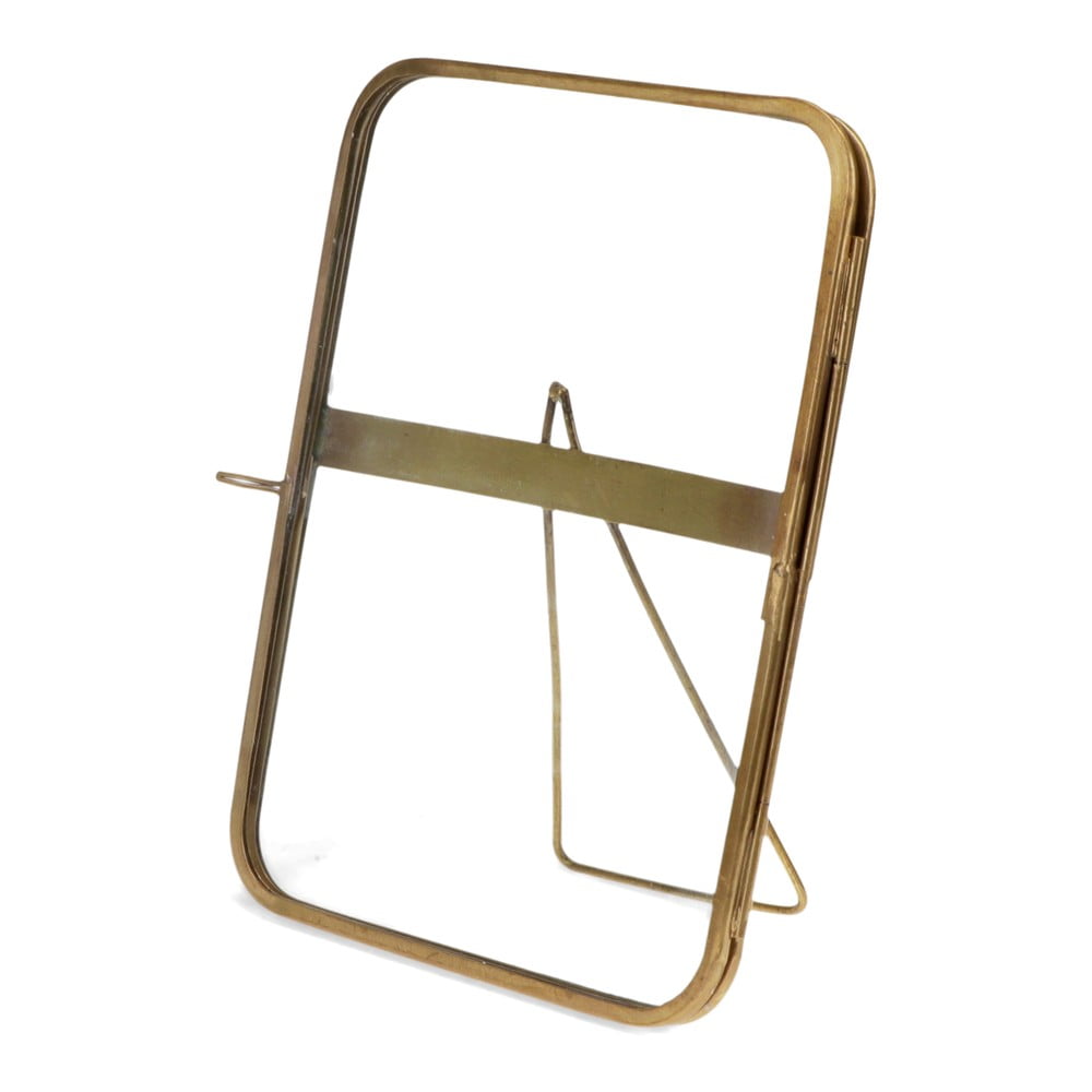 Kovový stojací rámček v zlatej farbe 14x18 cm – Rex London