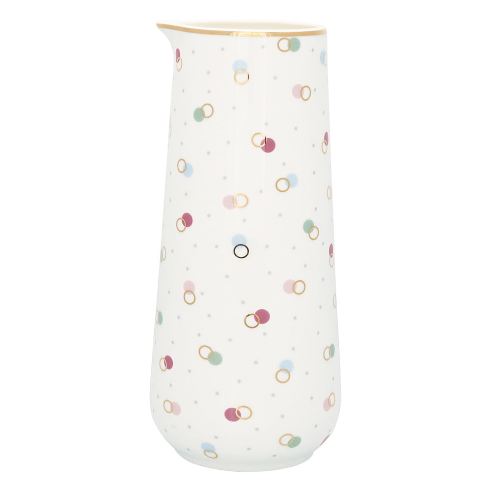 Biely kameninový džbán Green Gate Kylie