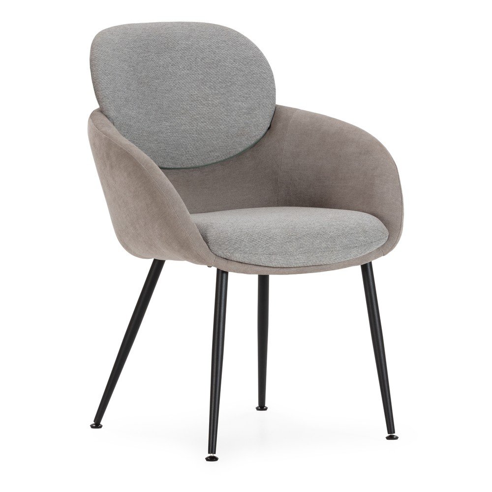 Sivé kreslo Nure – MOME