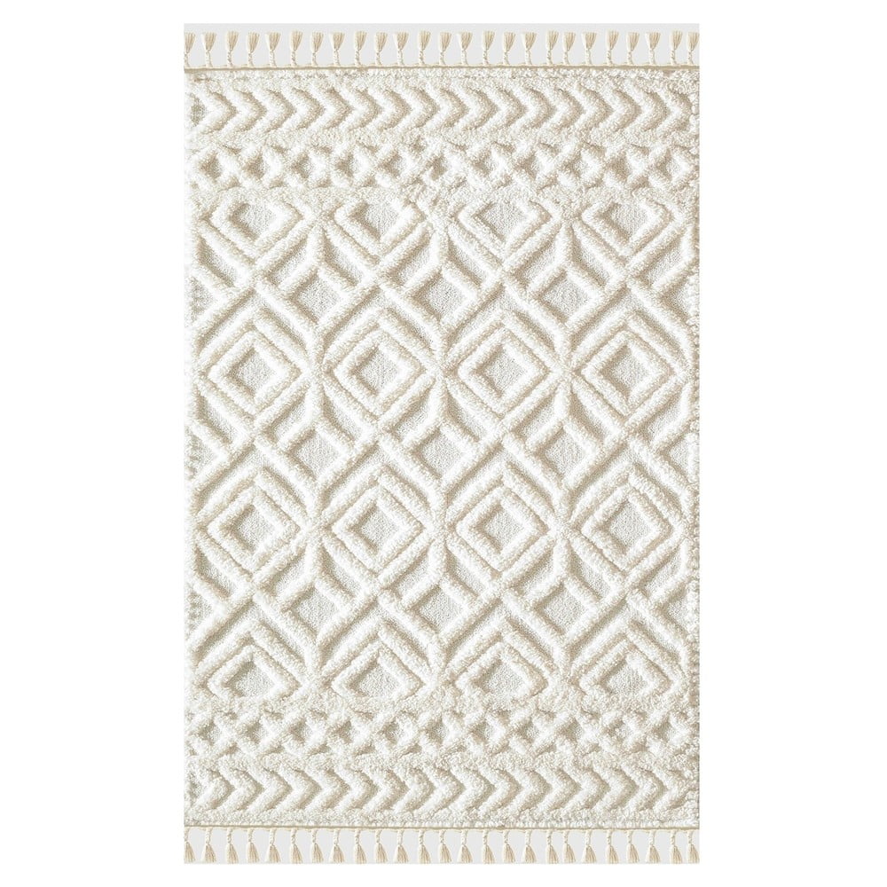 Béžový koberec 150x80 cm Shaggy - Mila Home