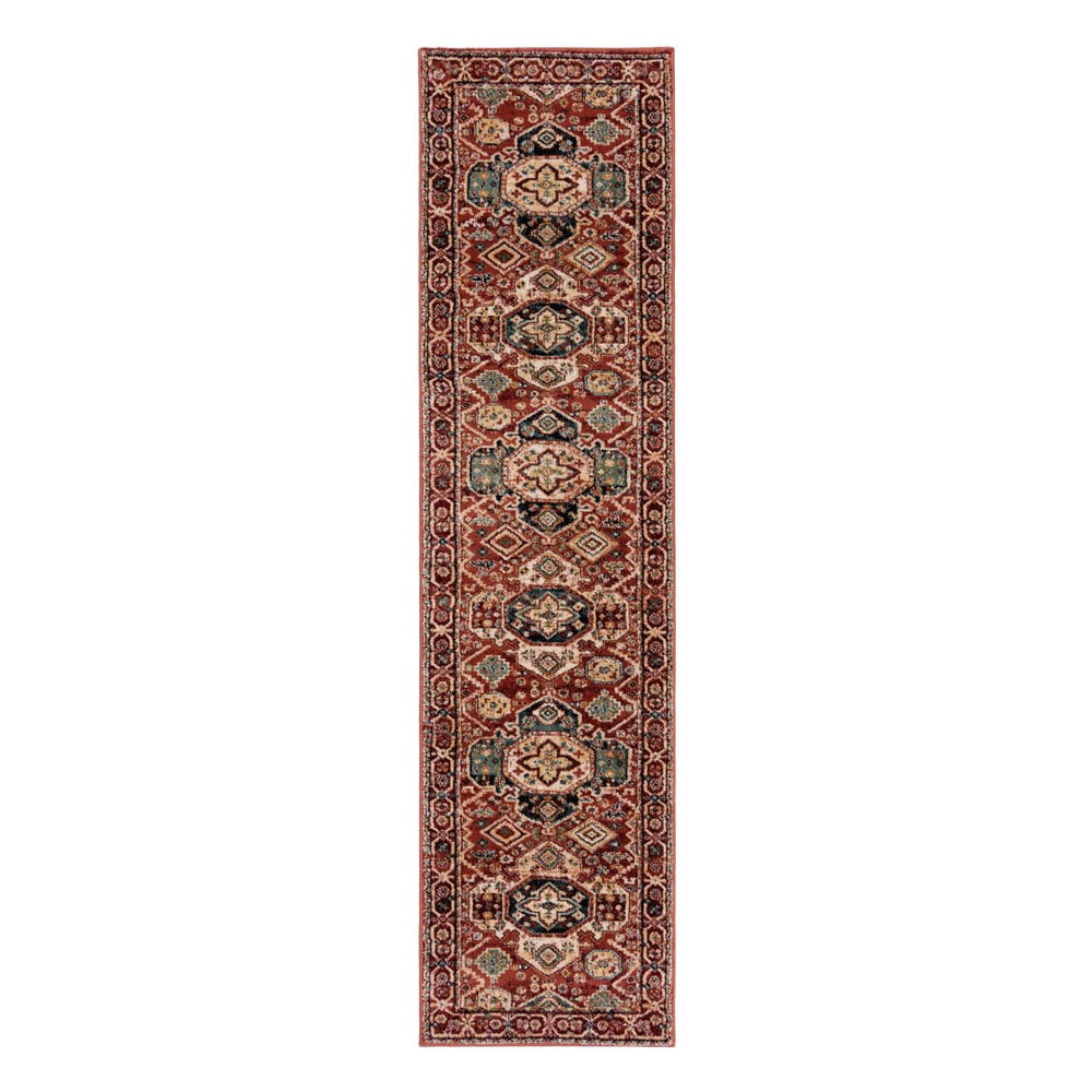Červený behúň 60x230 cm Gillingham – Flair Rugs