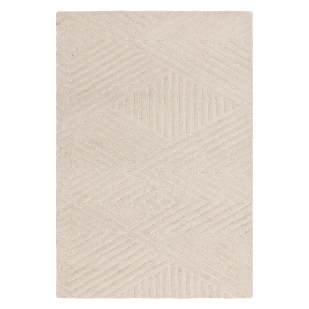 Krémovobiely vlnený koberec 200x290 cm Hague – Asiatic Carpets