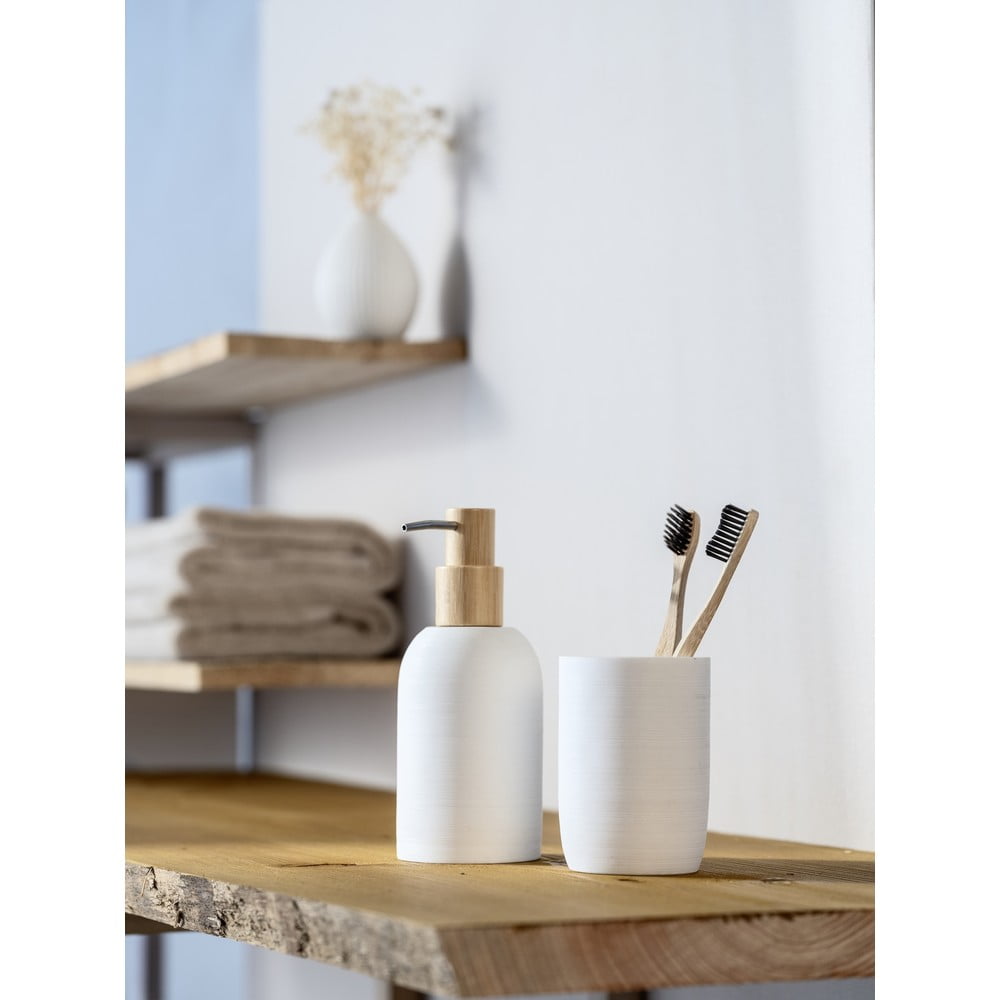 Biely dávkovač mydla z polyresínu 250 ml Altavalle – Wenko