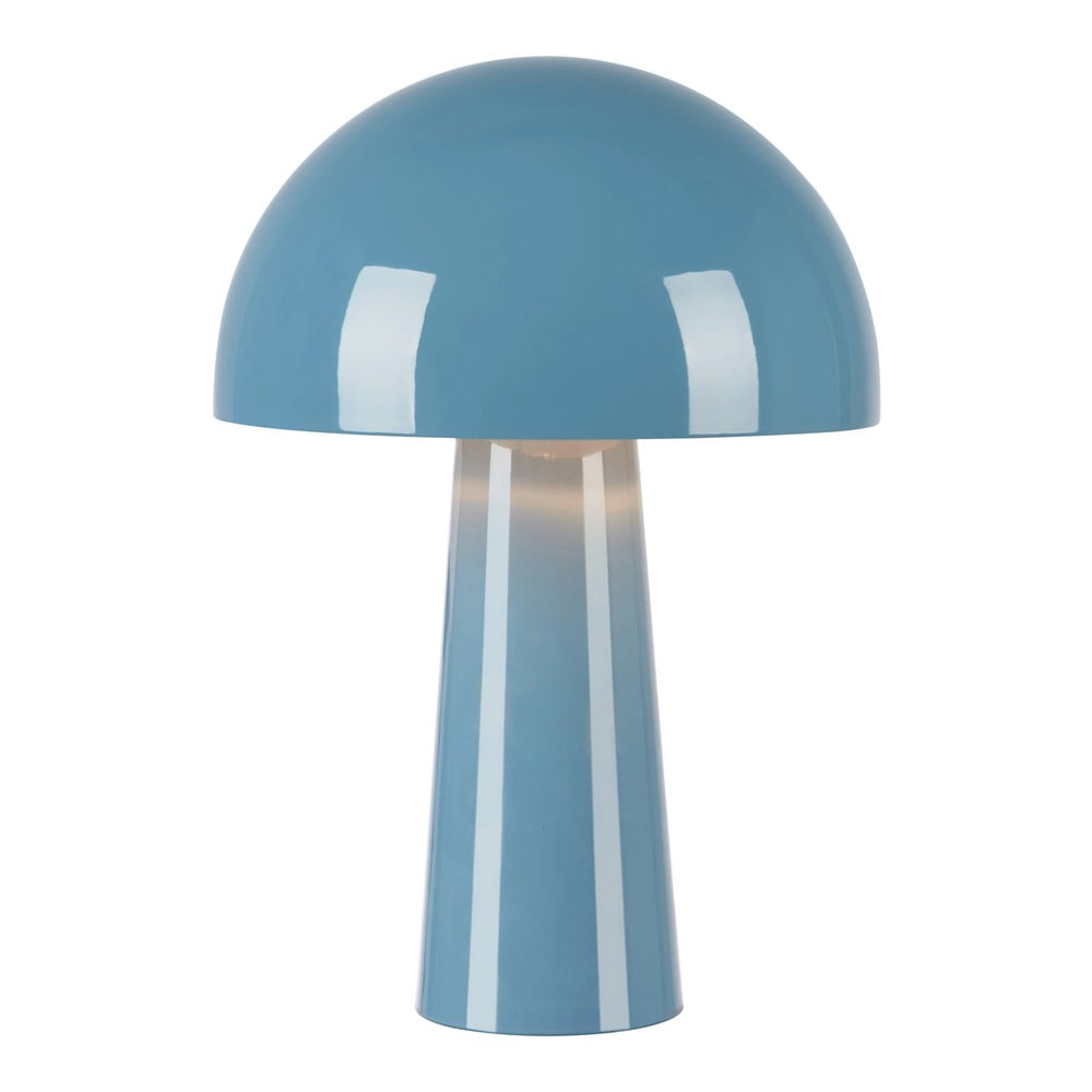 Modrá stolová lampa s kovovým tienidlom (výška 36 cm) Mantar – Markslöjd