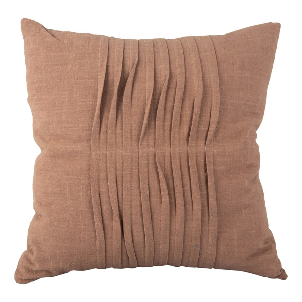 Hnedý bavlnený vankúš PT LIVING Wave