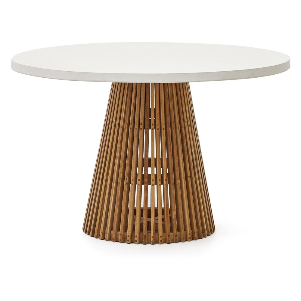 Okrúhly záhradný jedálenský stôl ø 120 cm Alcaufar – Kave Home