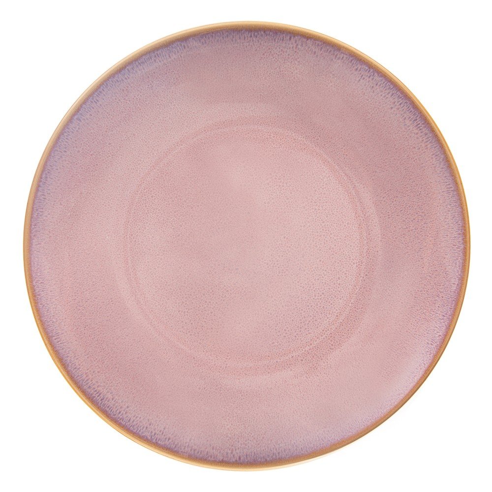 Ružový keramický tanier ø 27 cm Glaze – Orion