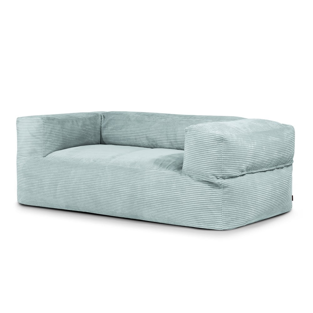 Menčestrový sedací vak v mentolovej farbe Sofa MooG – SLOWDOWN