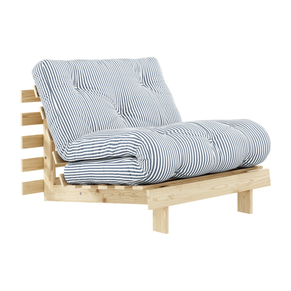 Biele/svetlo modré kreslo Roots - Karup Design