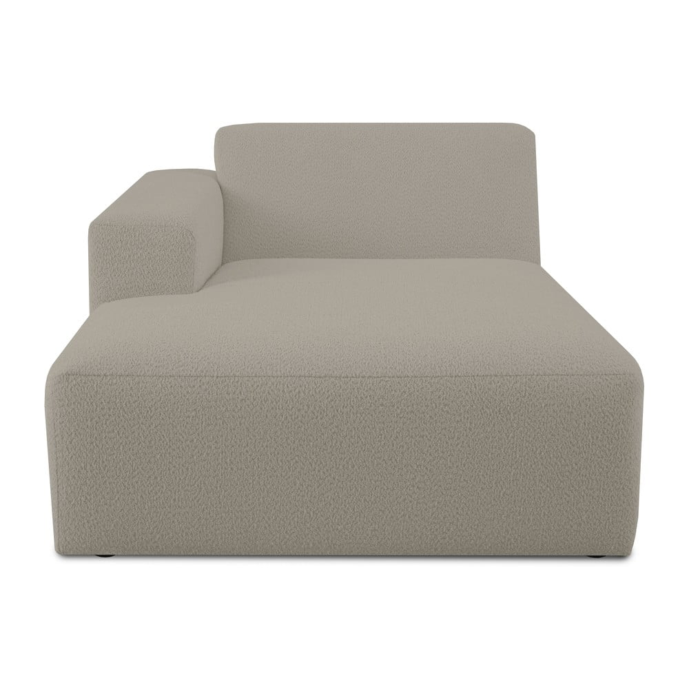 Svetlohnedý modul pohovky z textílie buklé (ľavý roh) Roxy – Scandic