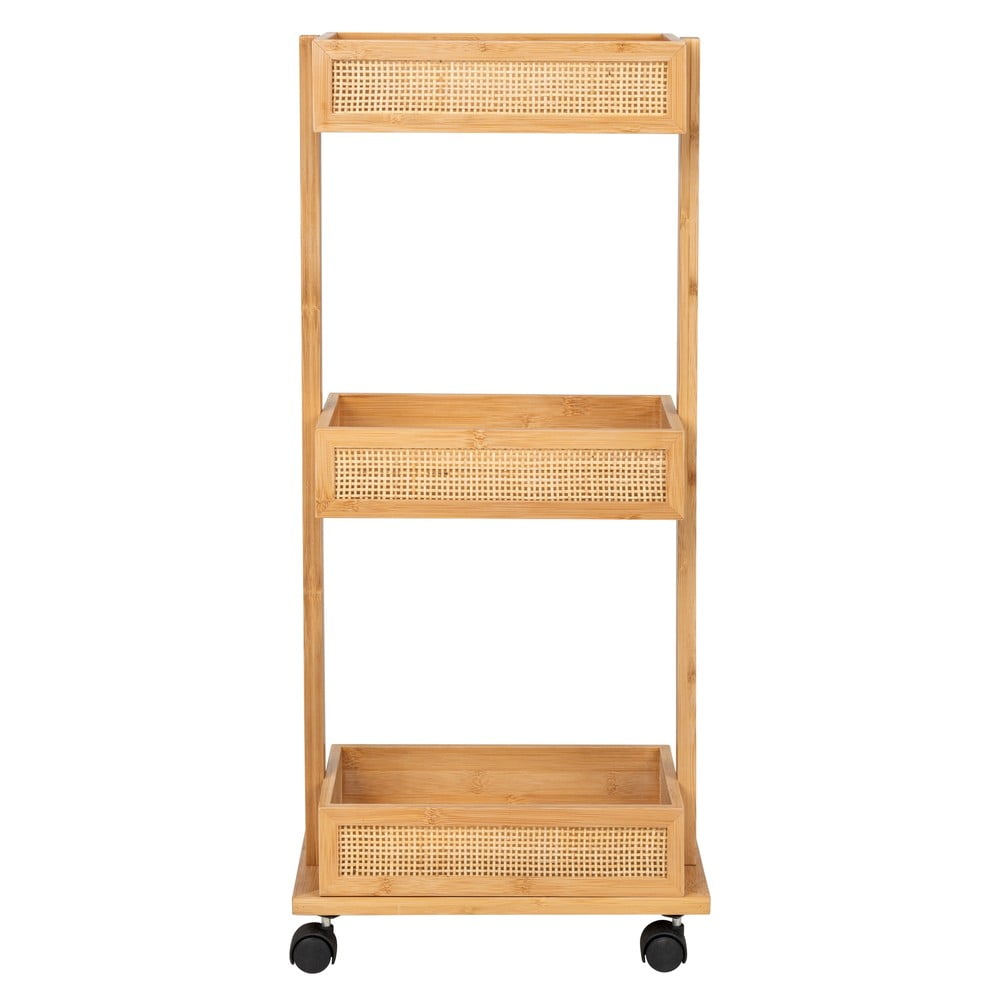 Bambusový kúpeľňový regál Wenko Allegre