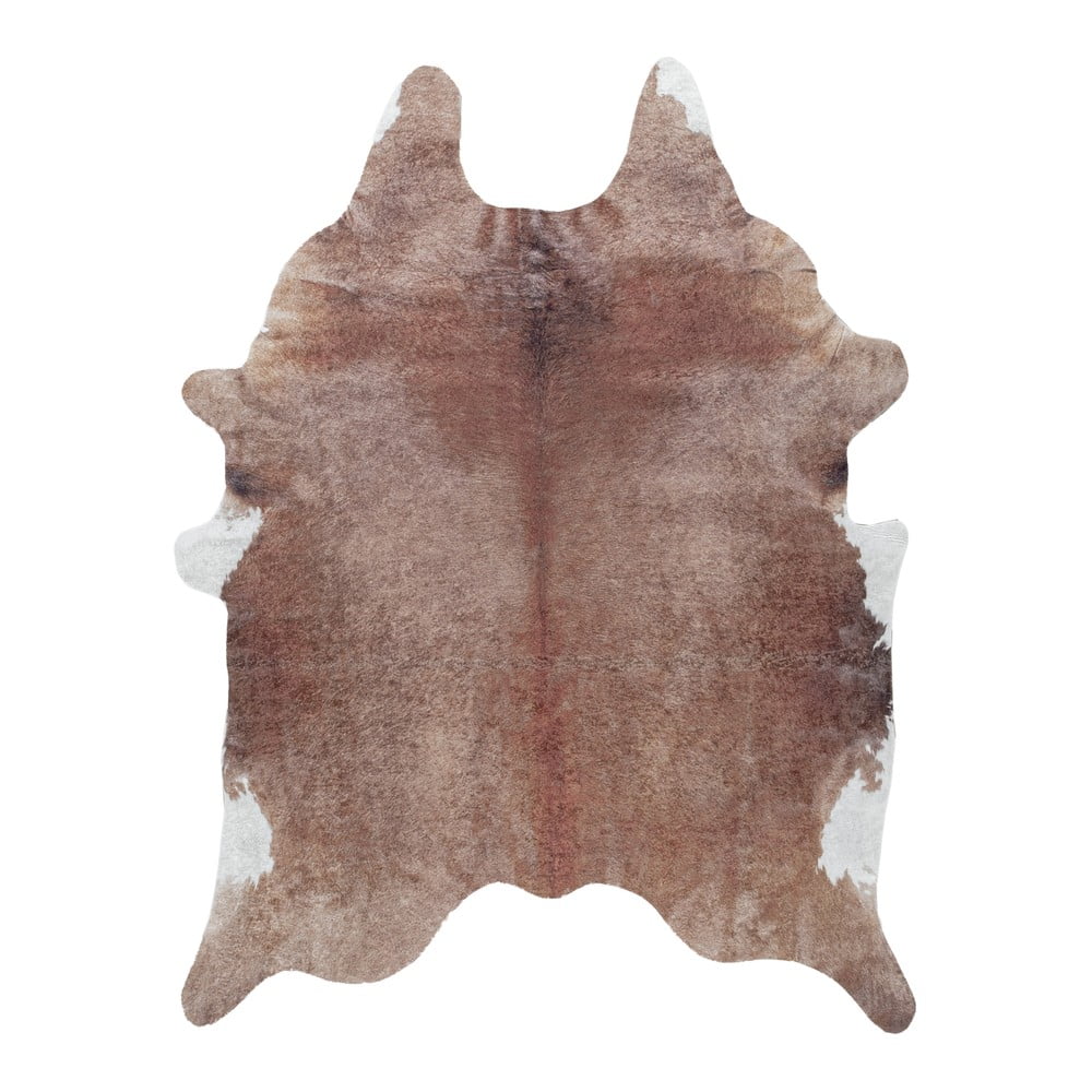 Hnedá syntetická koža 100x135 cm Etosha – Ayyildiz Carpets