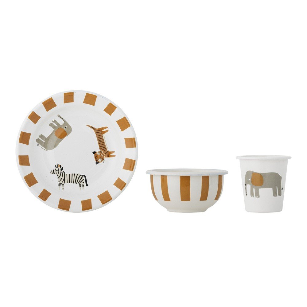 Detská jedálenská súprava 3 ks Jesse – Bloomingville Mini