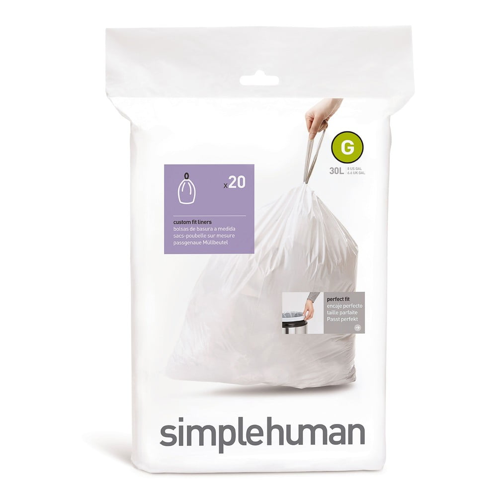Sťahovacie vrecia na odpadky v súprave 20 ks 30 l G – simplehuman
