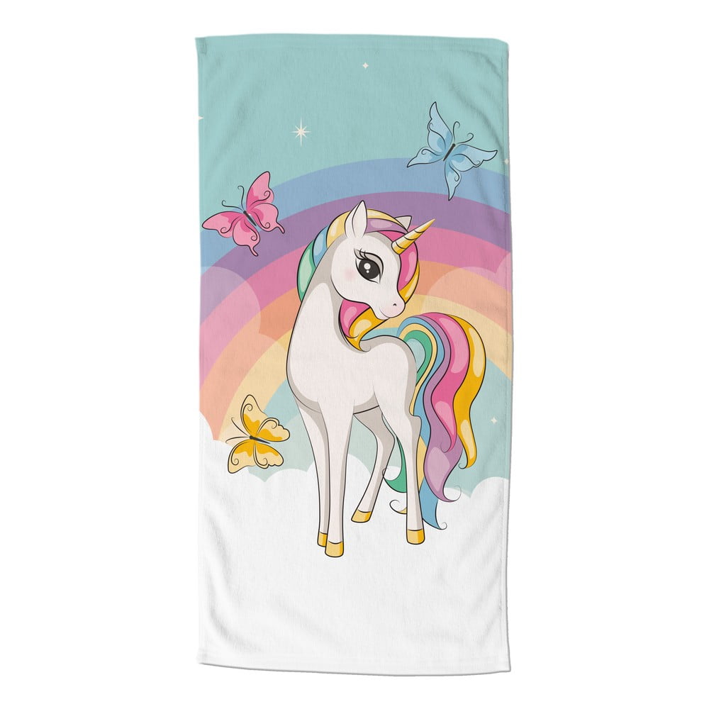 Detská zamatová plážová osuška 75x150 cm Dash – Good Morning