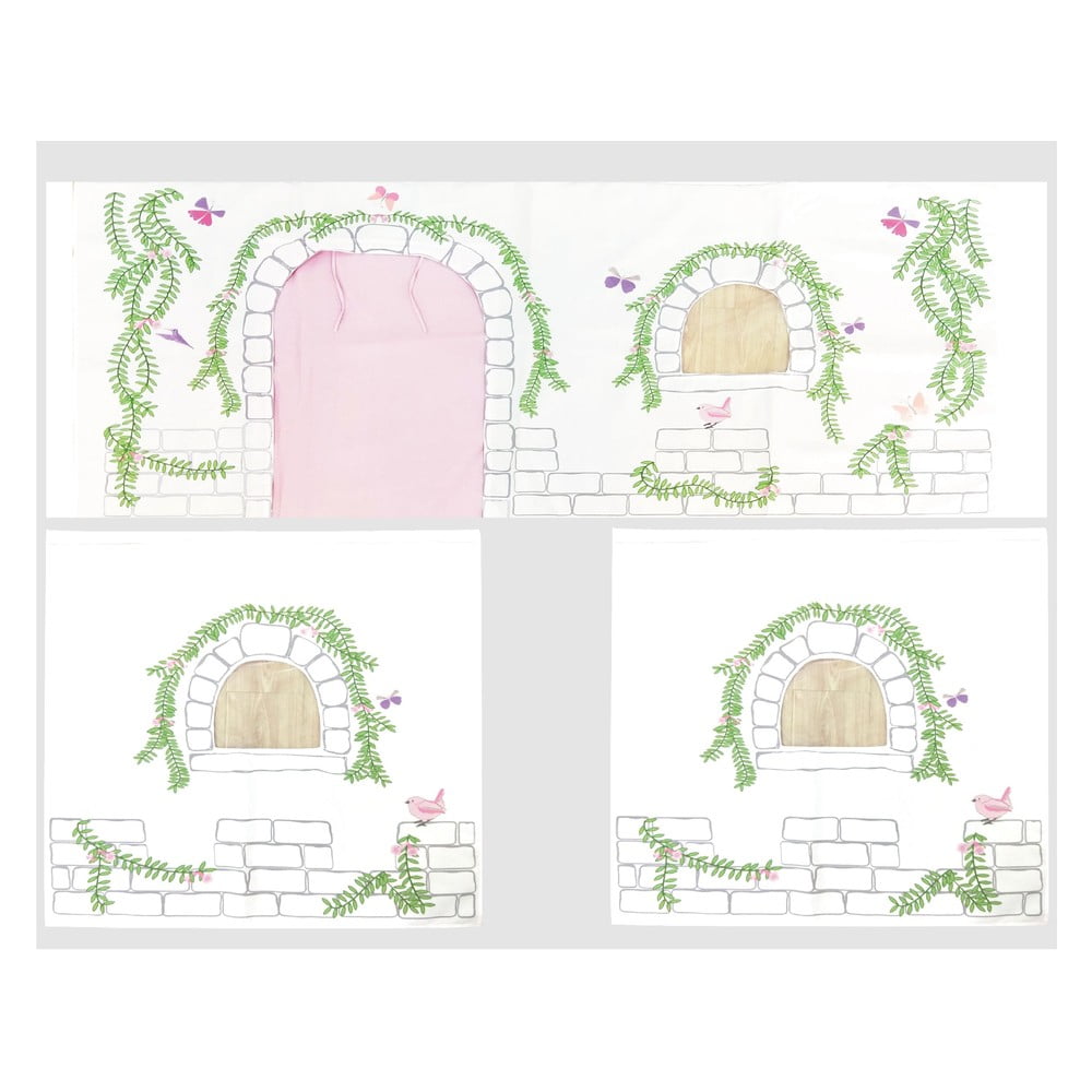 Detský záves k posteli 3 ks 195x75 cm Birdy – Vipack