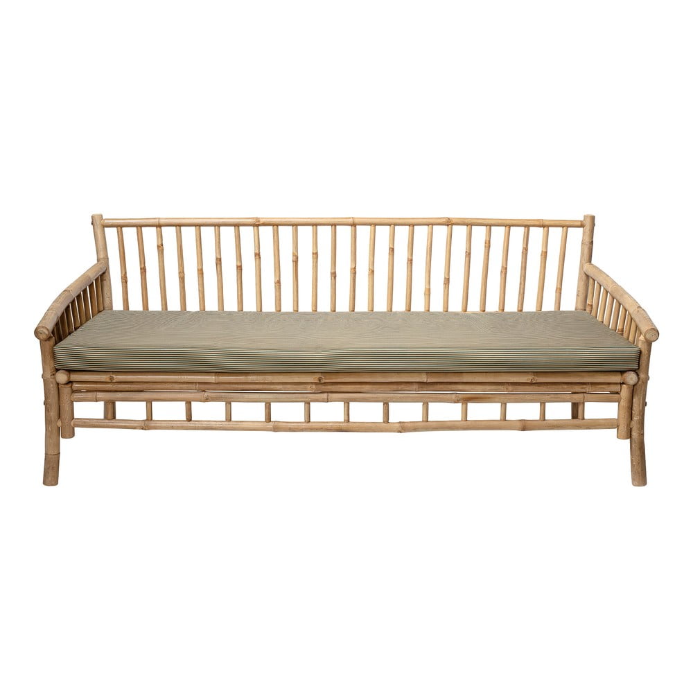 Bambusová záhradná pohovka v béžovo-prírodnej farbe Sole – Bloomingville