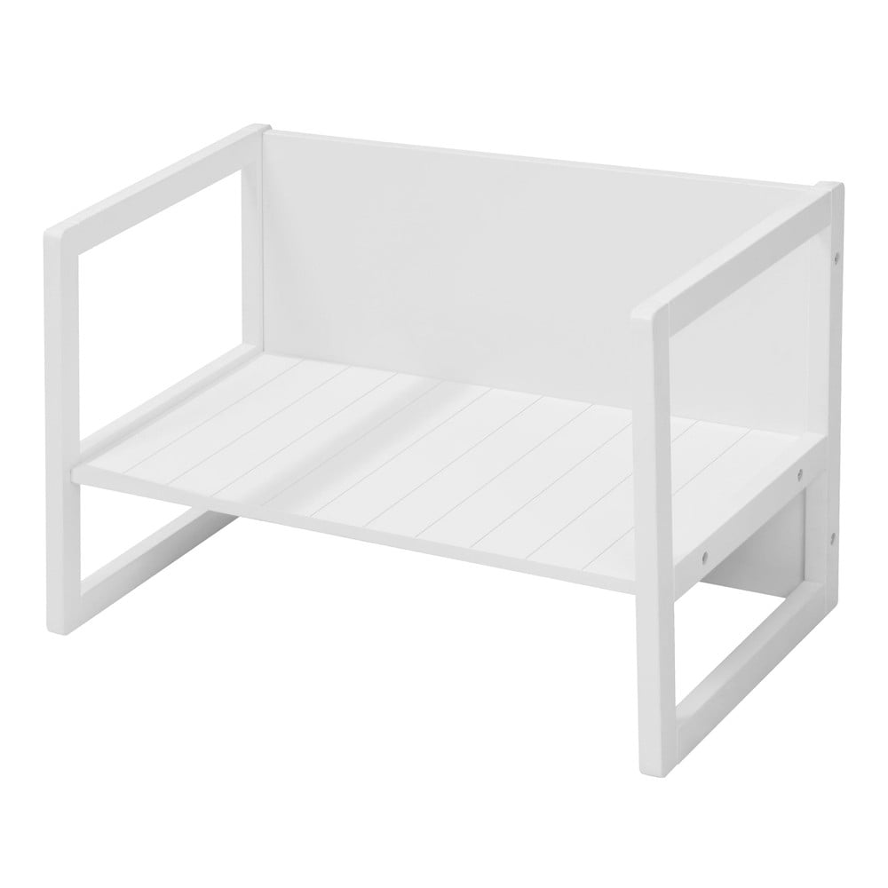 Biela detská lavica Country Style – Roba