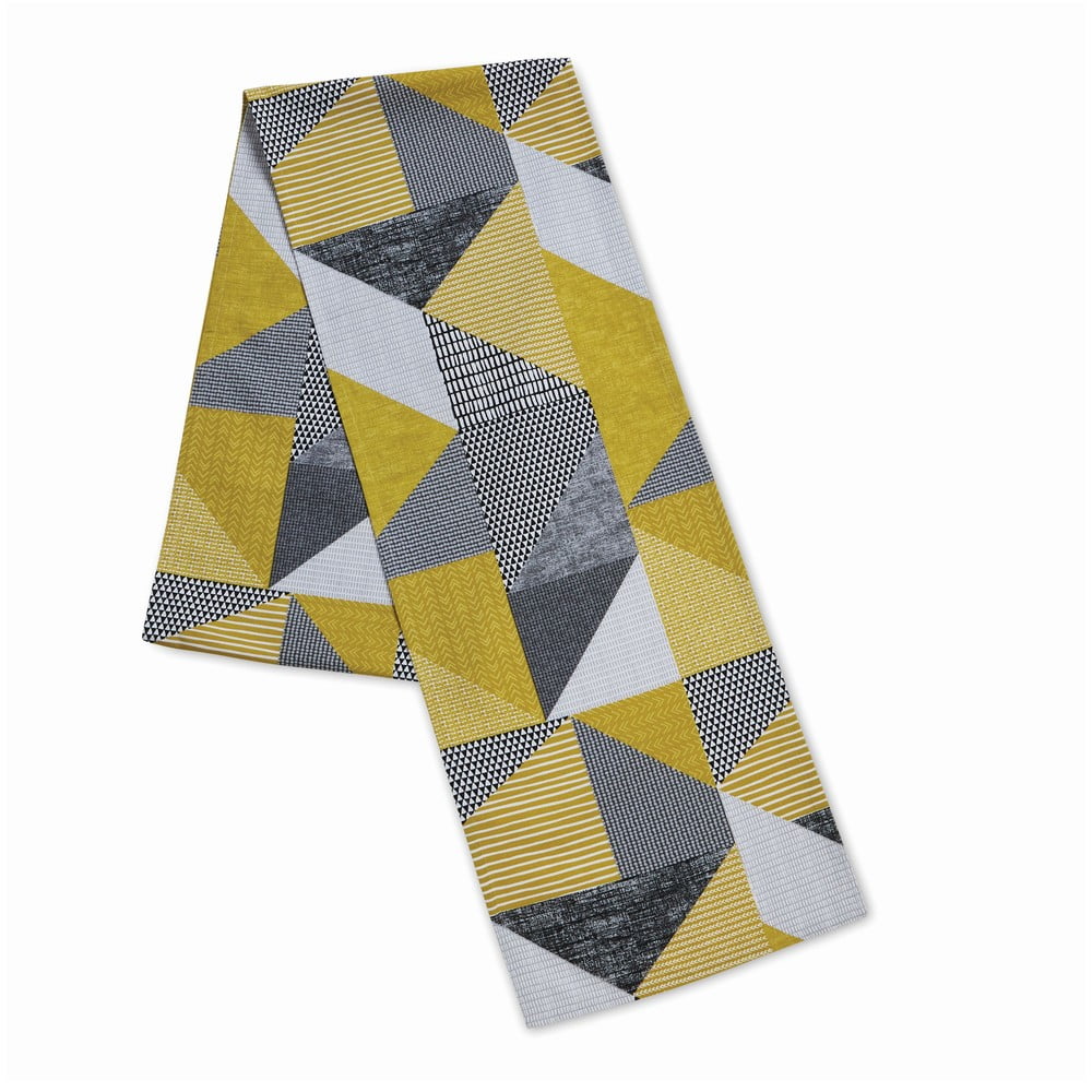 Bavlnený behúň na stôl 220x33 cm Larsson Geo - Catherine Lansfield