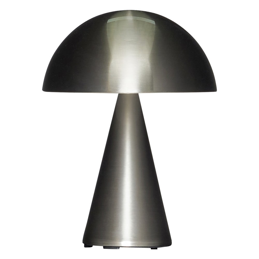 Tmavosivá LED stmievateľná stolová lampa (výška 20 cm) Mush – Hübsch