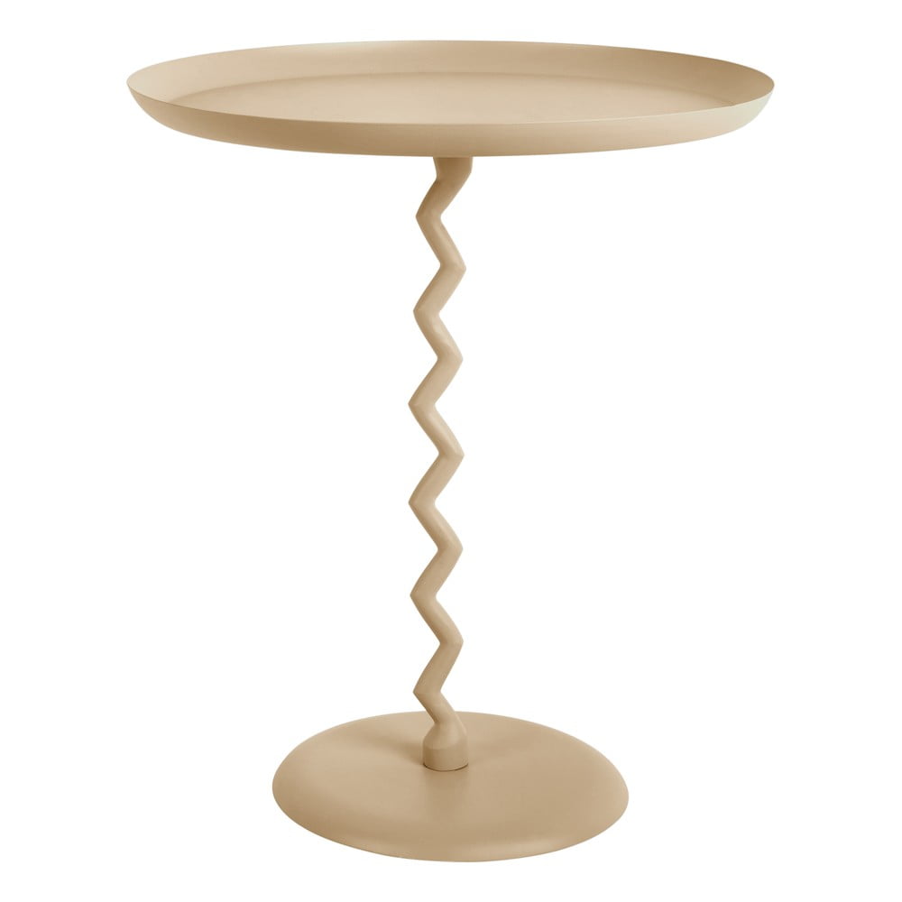 Kovový okrúhly odkladací stolík ø 44 cm Zig Zag – Leitmotiv