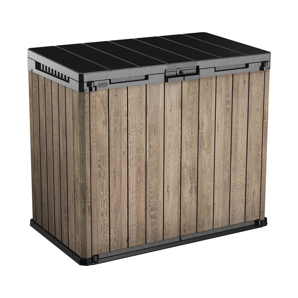 Hnedý plastový záhradný úložný box Deco – Keter