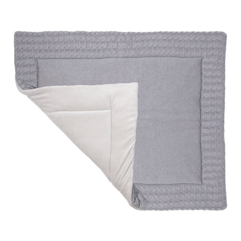 Sivá bavlnená hracia podložka Kindsgut Mat