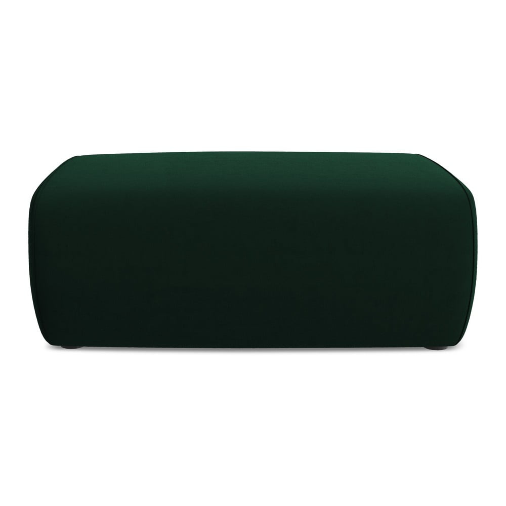 Zelená zamatová podnožka Kapua – Makamii