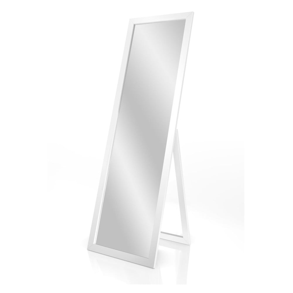 Stojacie zrkadlo v bielom ráme Styler Sicilia