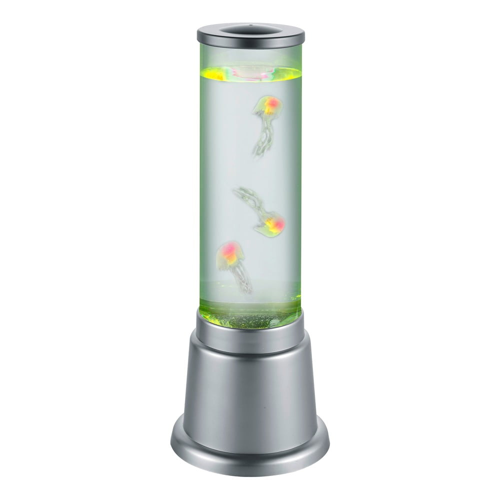 Lávová lampa v striebornej farbe Jelly – Reality