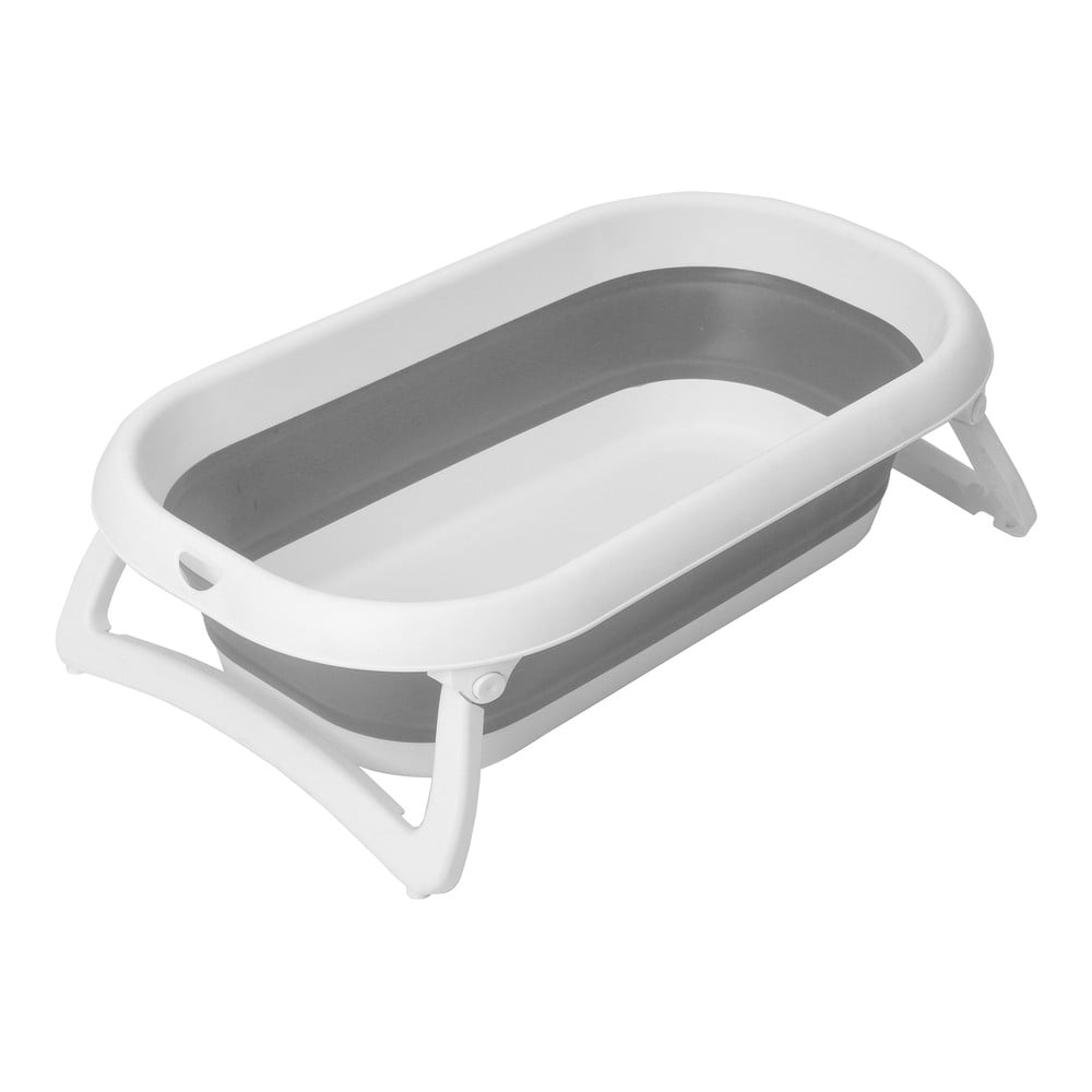Bielo-sivá vanička 50x82 cm Baby Bath 2 Go – Rotho