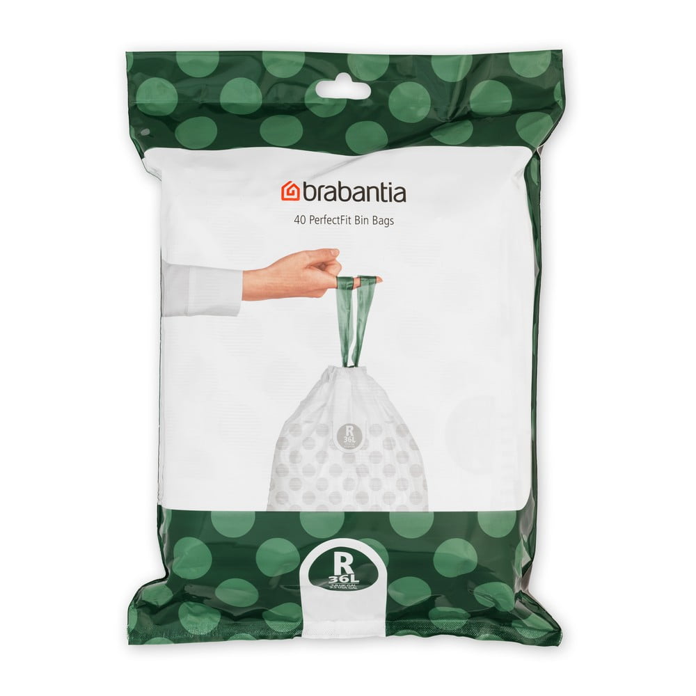 Vrecia na odpadky v súprave 40 ks 36 l PerfectFit R – Brabantia