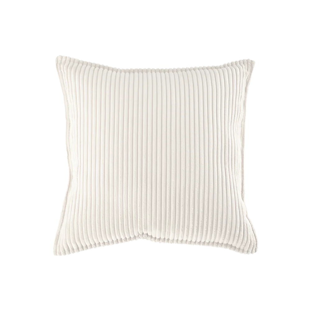 Krémový menčestrový detský pohovkový vankúš Block – Wigiwama