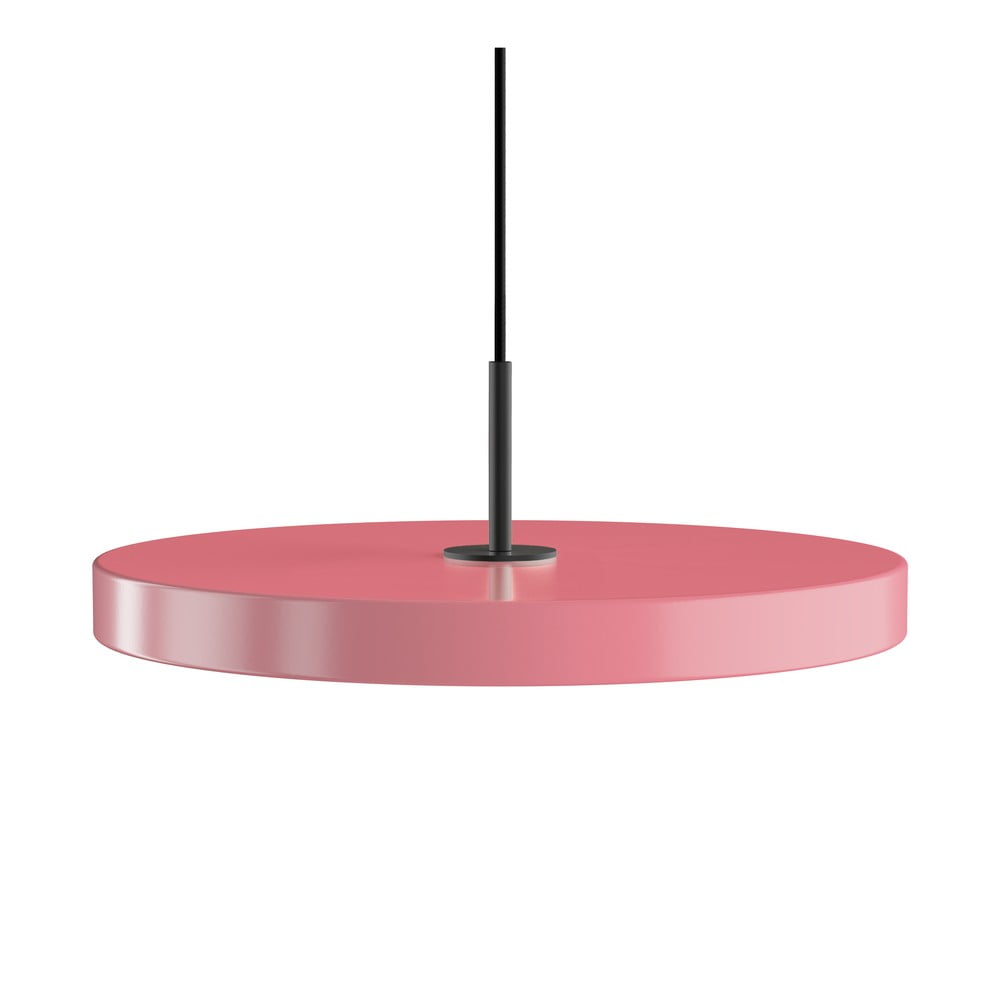 Ružové LED závesné svietidlo s kovovým tienidlom ø 43 cm Asteria Medium – UMAGE