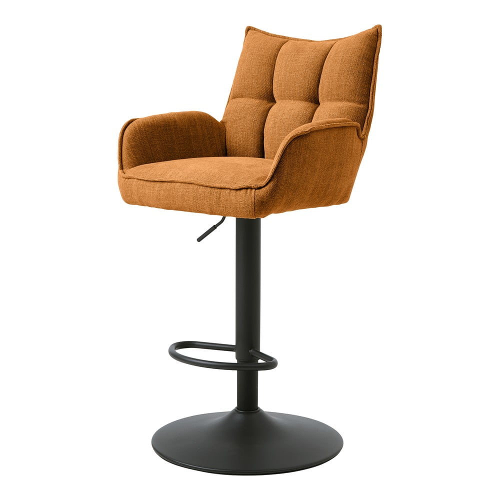 Oranžové barové stoličky s nastaviteľnou výškou v súprave 2 ks Marilla – Unique Furniture