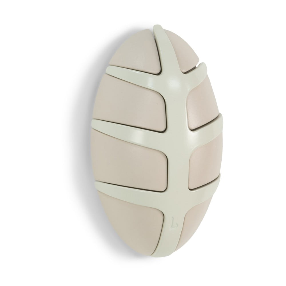 Béžový nástenný plastový háčik Bug – Spinder Design