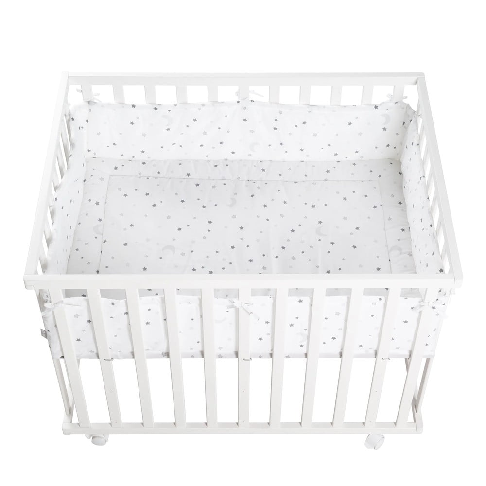 Biela detská ohrádka 100x75 cm Sternenzauber – Roba