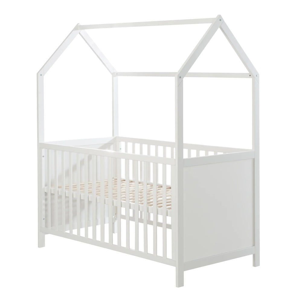 Biela postieľka 70x140 cm – Roba