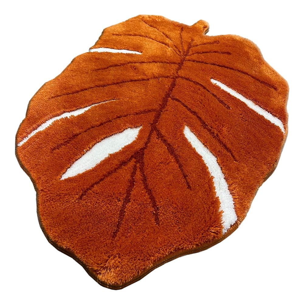 Oranžová kúpeľňová predložka 80x120 cm Frunze – Foutastic