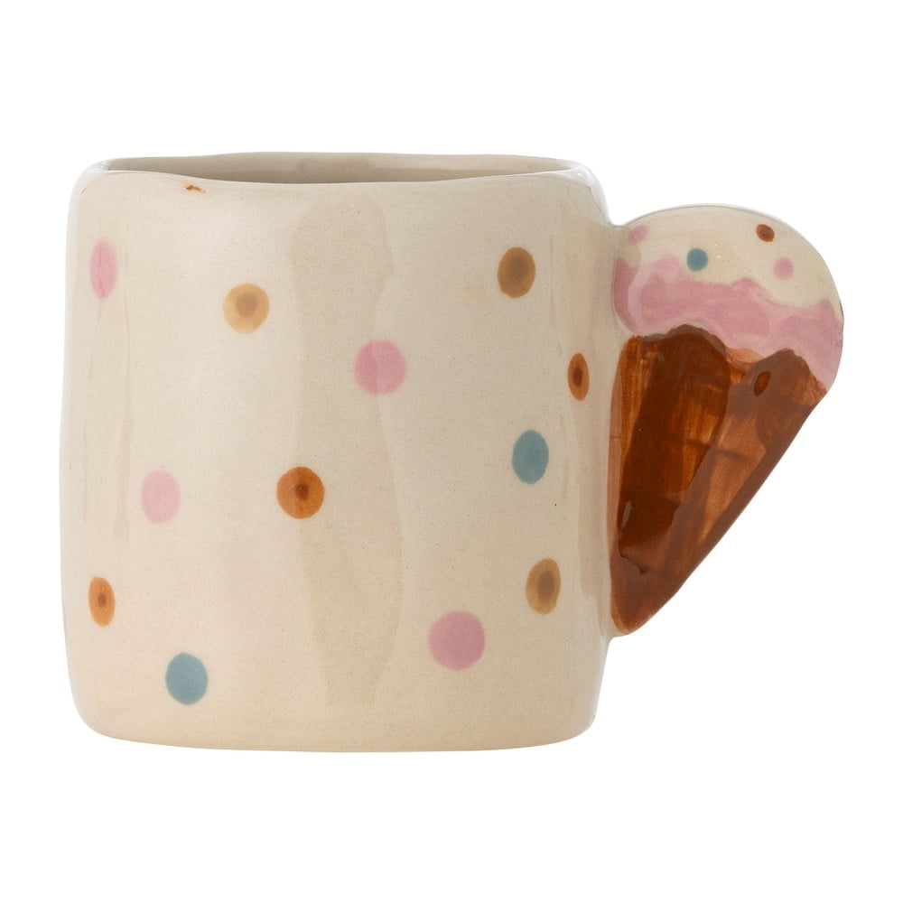 Béžový keramický detský hrnček 255 ml Creamy – Bloomingville Mini
