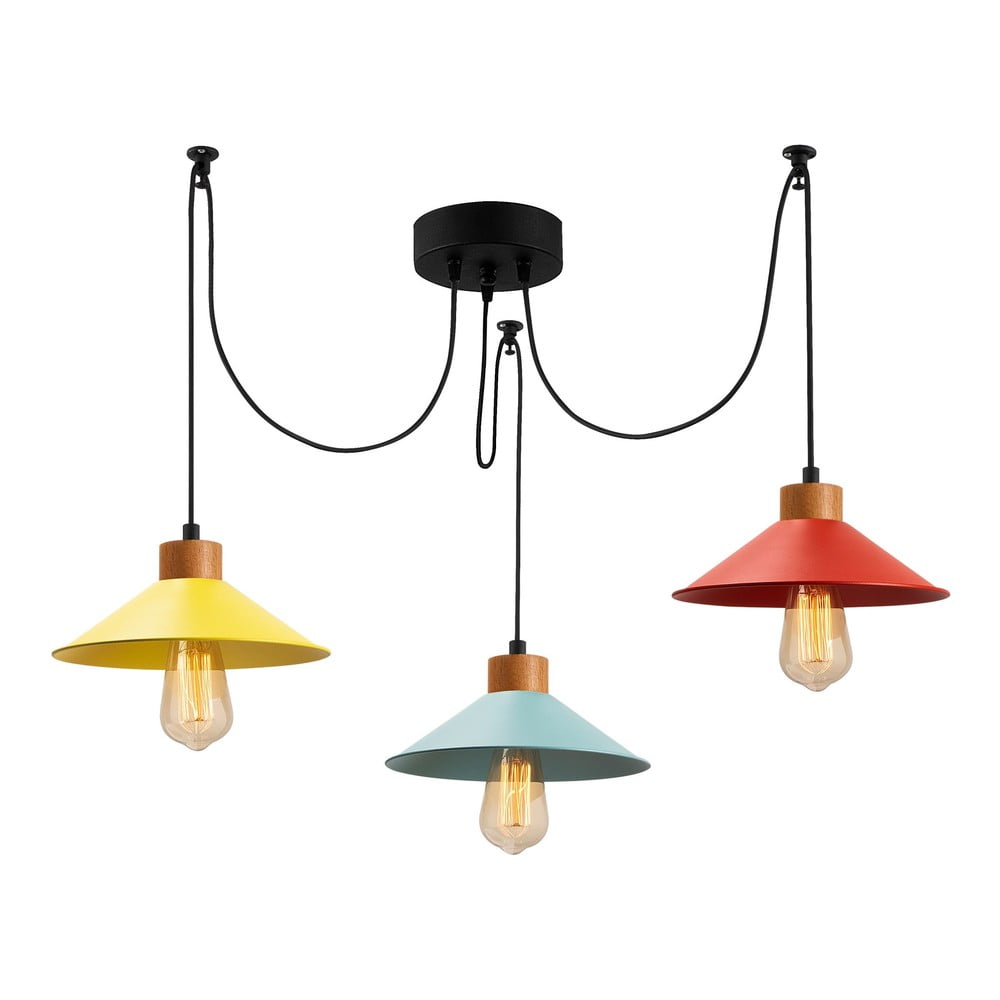 Závesné svietidlo s kovovým tienidlom ø 114 cm Manavgat – Opviq lights