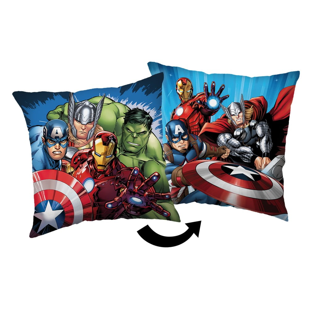 Fleecový detský vankúšik 40x40 cm Avengers "Heroes" – Jerry Fabrics
