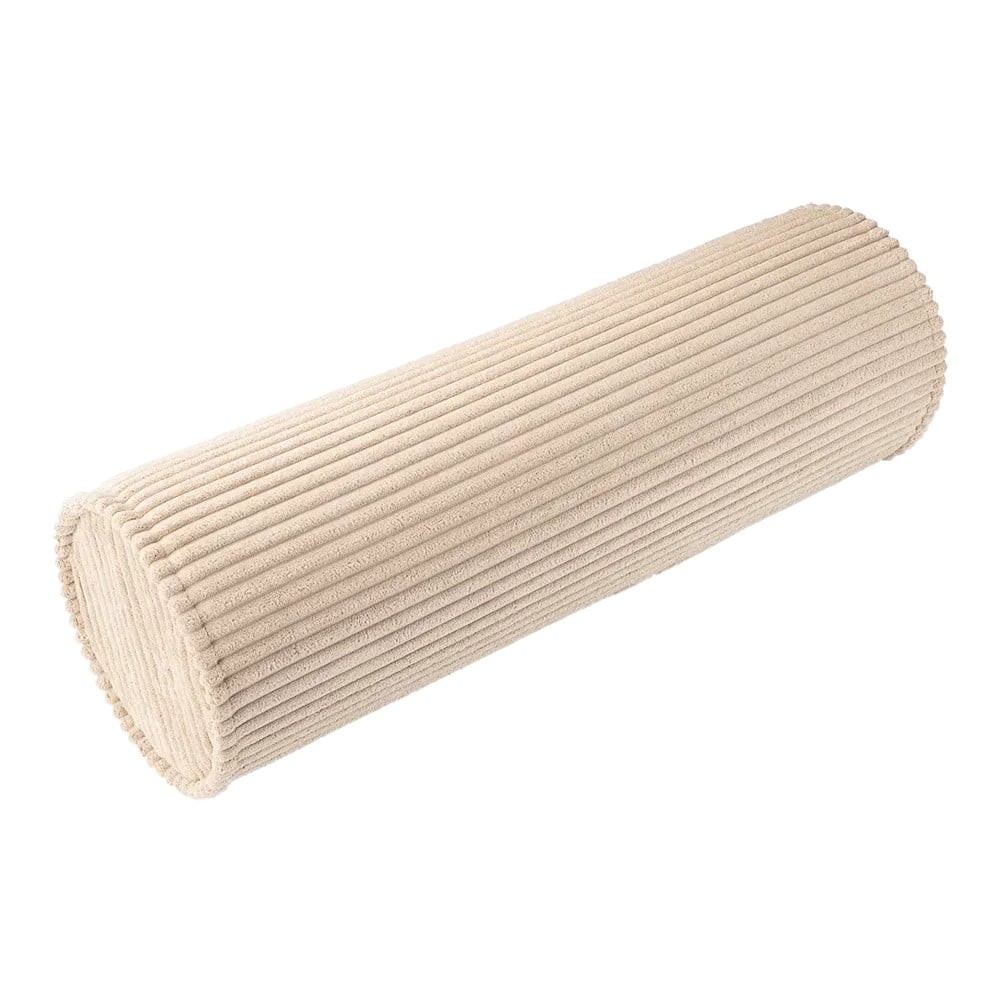 Svetlohnedý menčestrový detský pohovkový vankúš Roll – Wigiwama