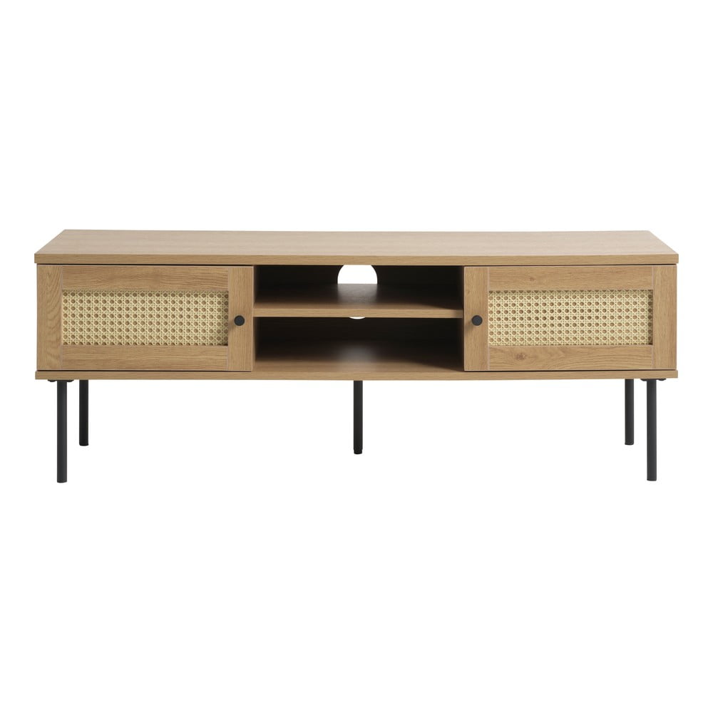TV stolík v dekore duba v prírodnej farbe 120x43 cm Pensacola – Unique Furniture