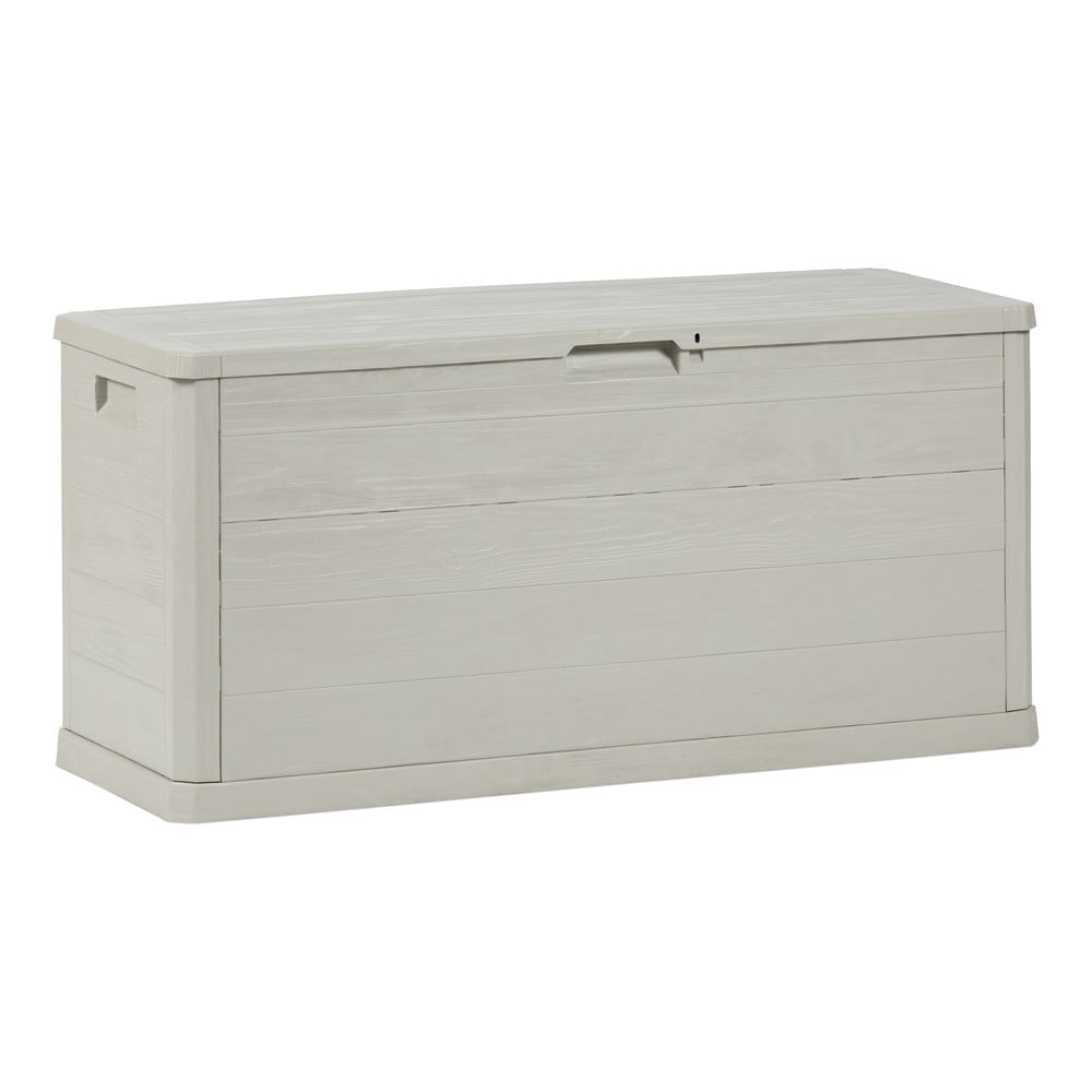 Svetlosivý plastový záhradný úložný box Woodys – Toomax